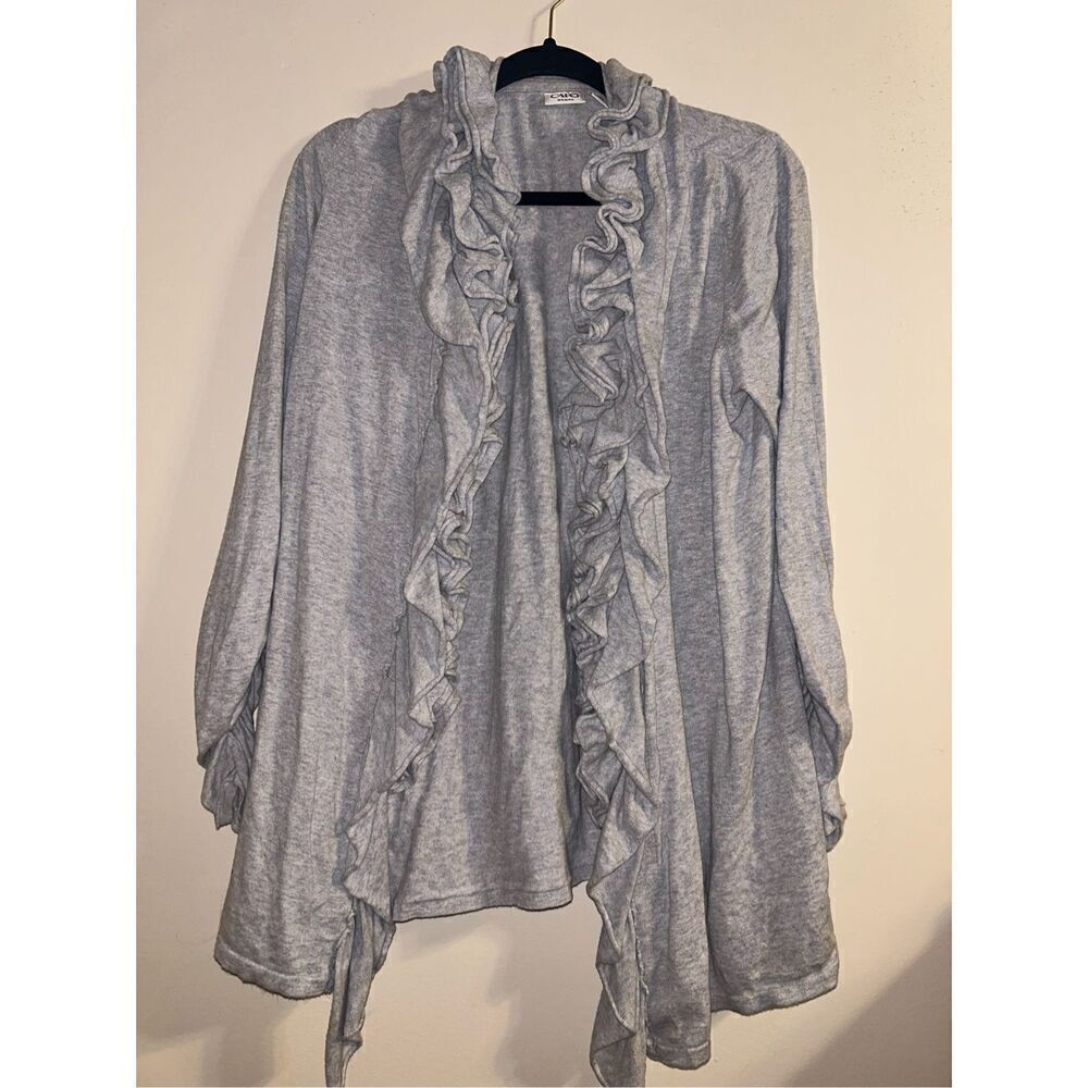 Plus size Cato ruffled cardigan size 18/20